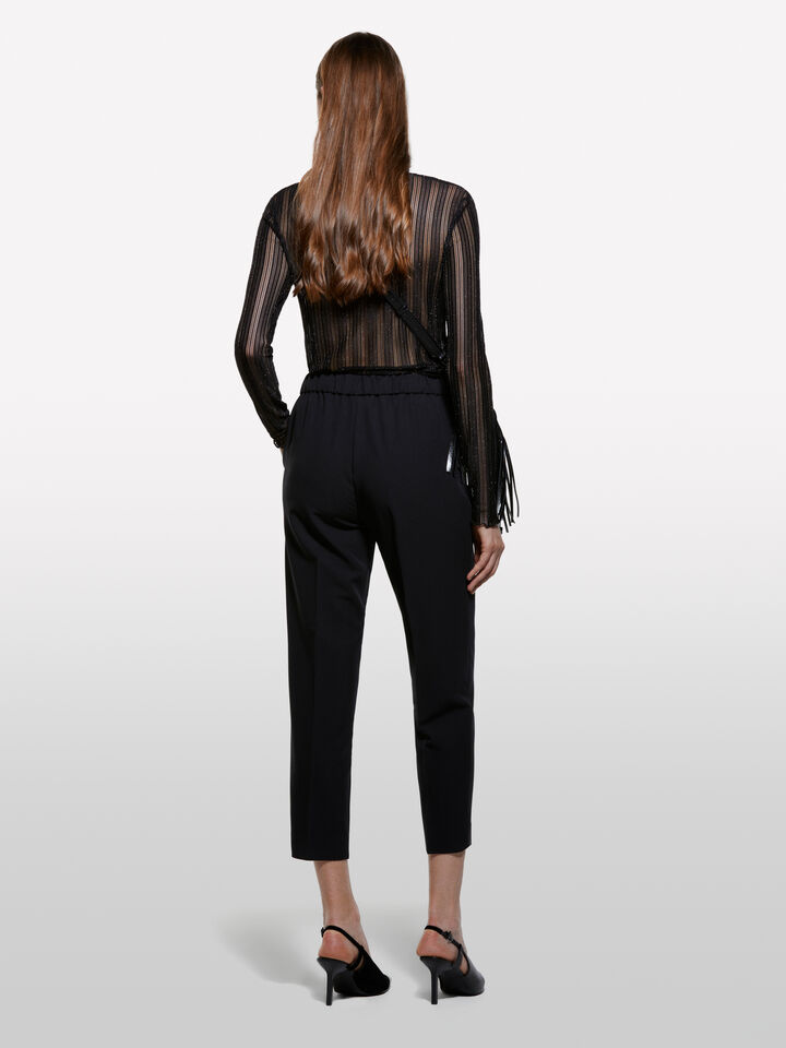 Joggers neri - pantaloni joggers da donna - Nero | Sisley image number 2